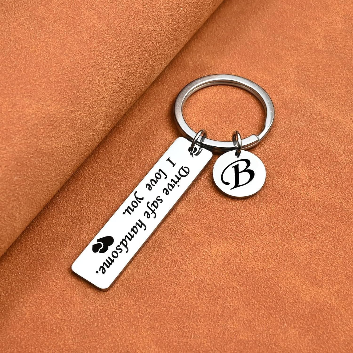 Stainless Steel Keychain — another view